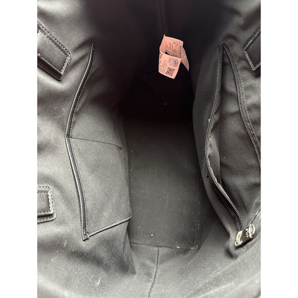 MLB Korea New York Yankees Canvas Tote Bag Big Logo Beige Black FLAWS READ - Picture 14 of 16